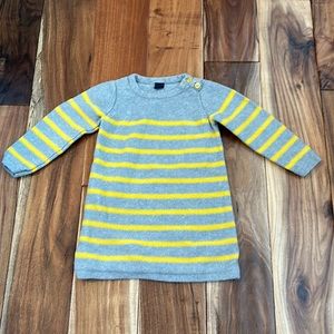 BABY GAP GIRLS TODDLER SWEATER DRESS SIZE 2 YEARS